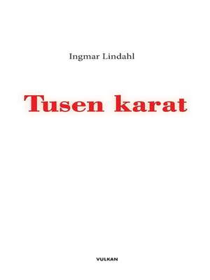 cover image of Tusen karat